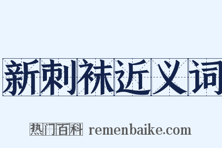 新刺袜近义词是什么意思的图片
